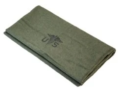 Wolldecke US Medical Oliv 228x150cm