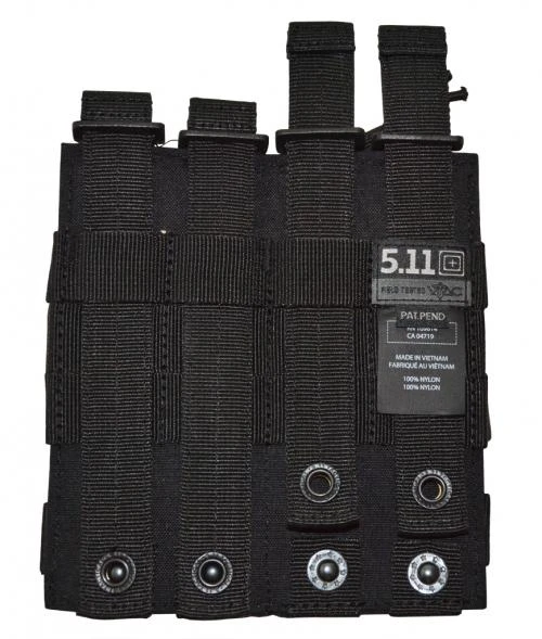 5.11 Doppelmagazintasche Schwarz 4 5.11 Doppelmagazintasche Schwarz – Bild 2