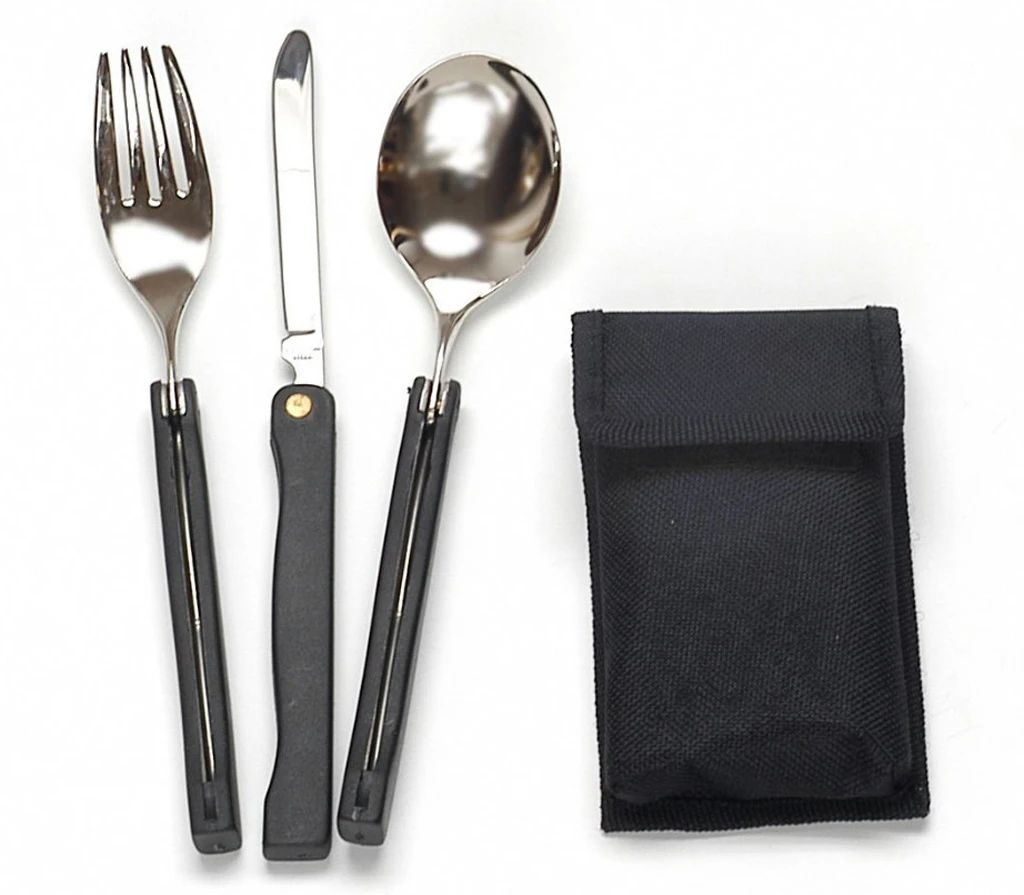 Englisches Feldbesteck 3 Tlg. Mit Tasche 3 Englisches Feldbesteck 3 Tlg. Mit Tasche