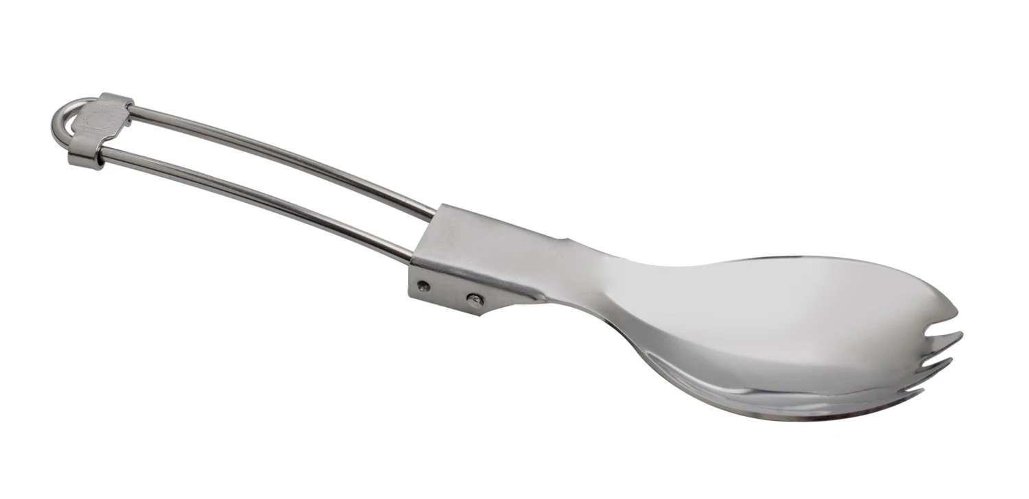 Edelstahl Göffel Faltbarer Spork 3 Edelstahl Göffel Faltbarer Spork