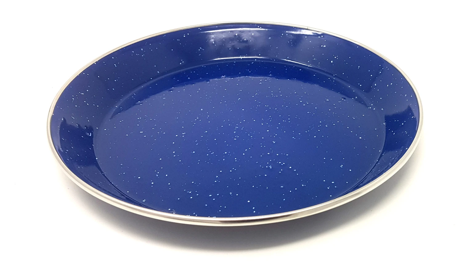 Emaille Suppenteller D=22cm Mit Chromrand 3 Emaille Suppenteller D=22cm Mit Chromrand