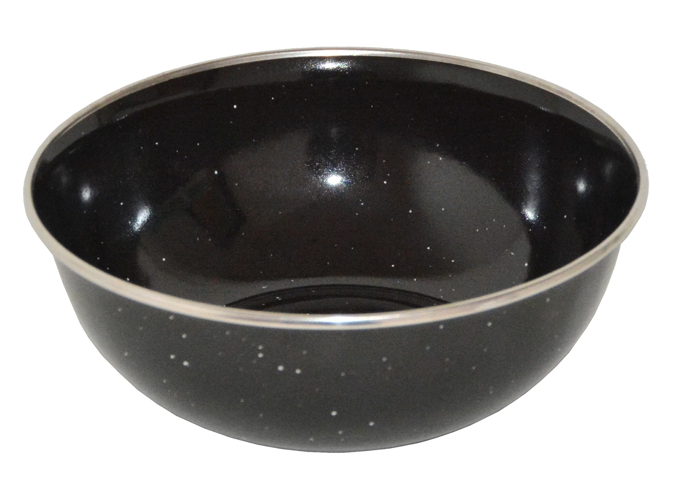 Emaille Suppenschüssel D=15cm Mit Chromrand 4 Emaille Suppenschüssel D=15cm Mit Chromrand – Bild 2