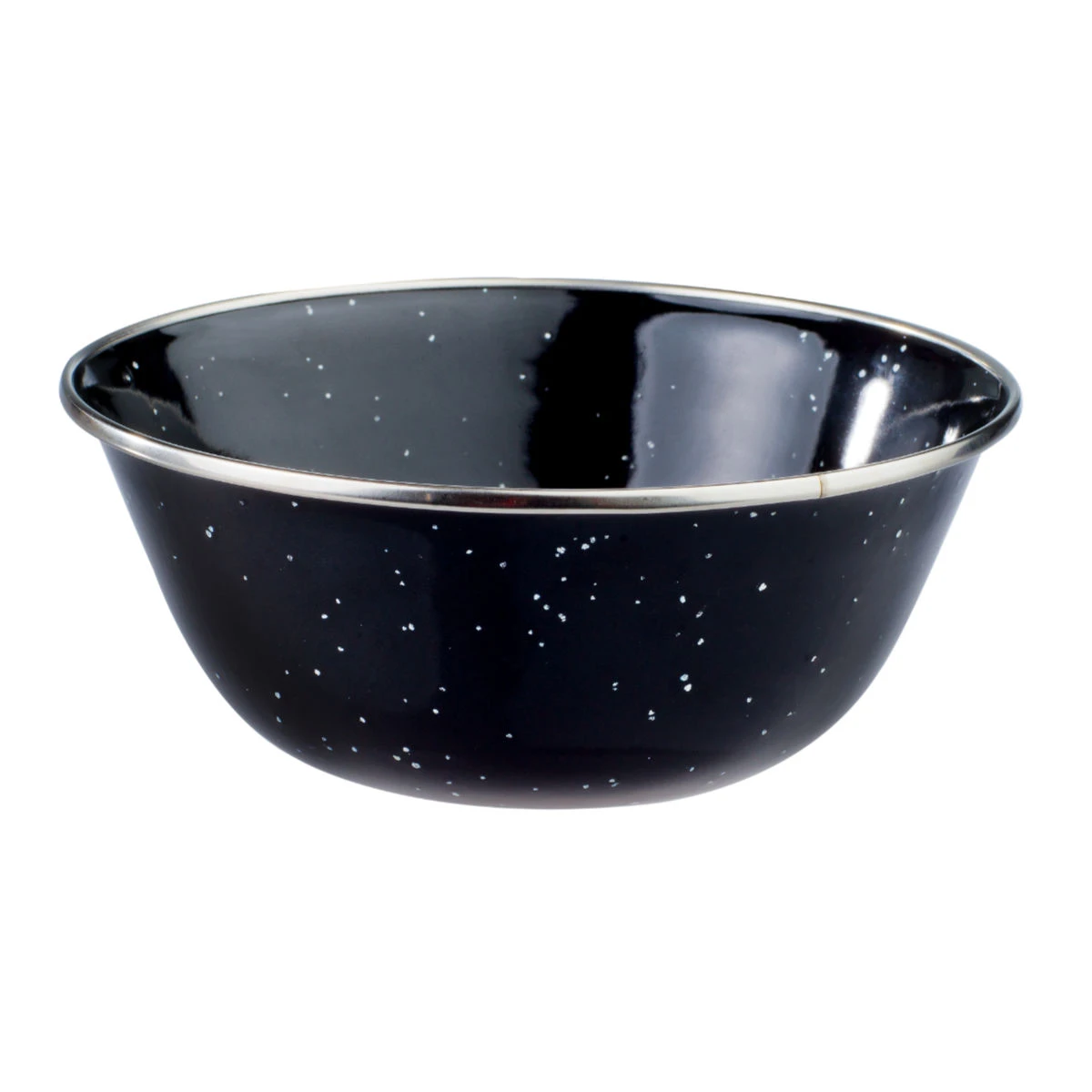 Emaille Suppenschüssel D=15cm Mit Chromrand 3 Emaille Suppenschüssel D=15cm Mit Chromrand