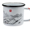 Emaille Tasse Berge Weiss 450ml -Angebote Camp Rucksack Store 110821 emaille tasse berge weiss 450ml