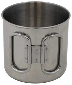 Edelstahl Tasse Mit Klappgriff 450ml -Angebote Camp Rucksack Store 33370d1 edelstahltasse klappbare griffe 450ml